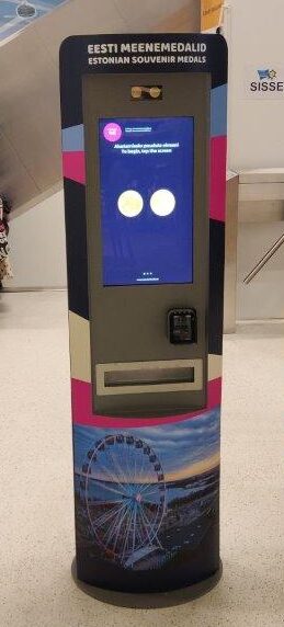 Image: coins Vending Machine at Skywheel, Tallinn